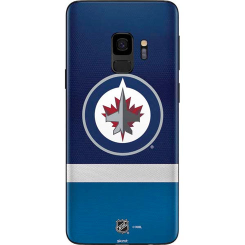 NHL Winnipeg Jets Alternate Jersey Galaxy S9 Skin
