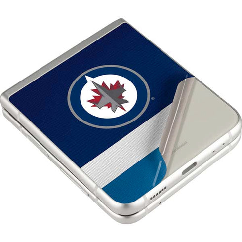 NHL Winnipeg Jets Alternate Jersey Galaxy Z Flip3 5G Skin