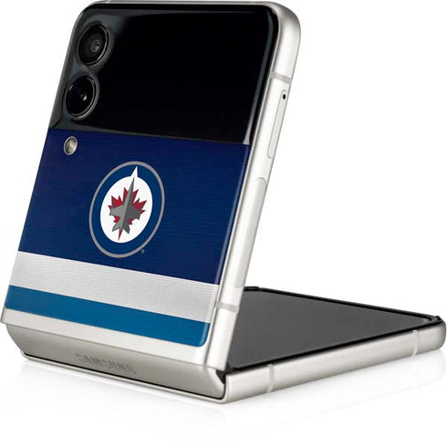 NHL Winnipeg Jets Alternate Jersey Galaxy Z Flip3 5G Skin