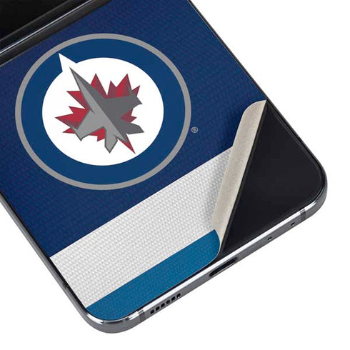 NHL Winnipeg Jets Alternate Jersey Galaxy Z Flip5 5G Skin