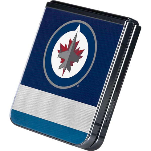 NHL Winnipeg Jets Alternate Jersey Galaxy Z Flip5 5G Skin