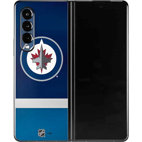 NHL Winnipeg Jets Alternate Jersey Galaxy Z Fold3 5G Skin