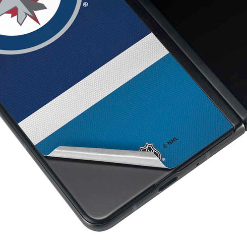 NHL Winnipeg Jets Alternate Jersey Galaxy Z Fold3 5G Skin