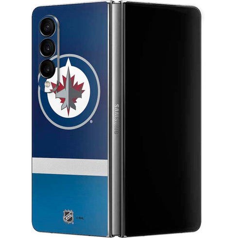 NHL Winnipeg Jets Alternate Jersey Galaxy Z Fold4 5G Skin