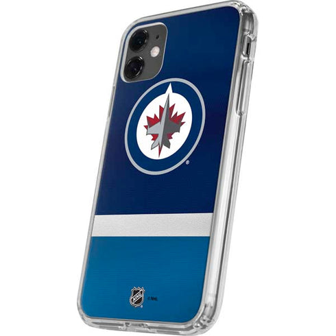 NHL Winnipeg Jets Alternate Jersey iPhone 11 Clear Case