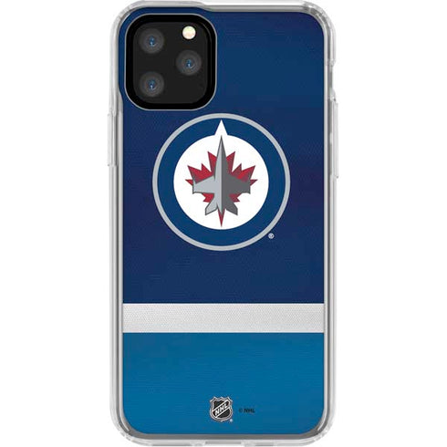 NHL Winnipeg Jets Alternate Jersey iPhone 11 Pro Clear Case