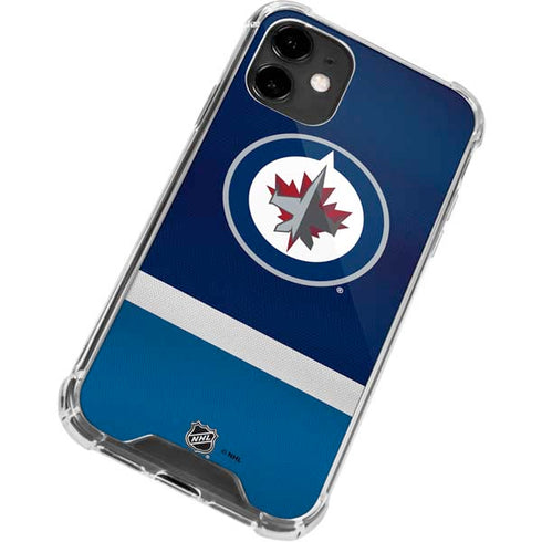 NHL Winnipeg Jets Alternate Jersey iPhone 12 Clear Case