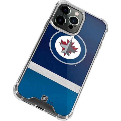 NHL Winnipeg Jets Alternate Jersey iPhone 13 Pro Clear Case