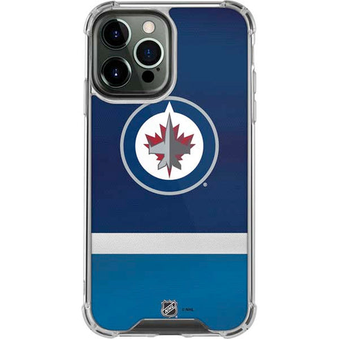 NHL Winnipeg Jets Alternate Jersey iPhone 13 Pro Max Clear Case
