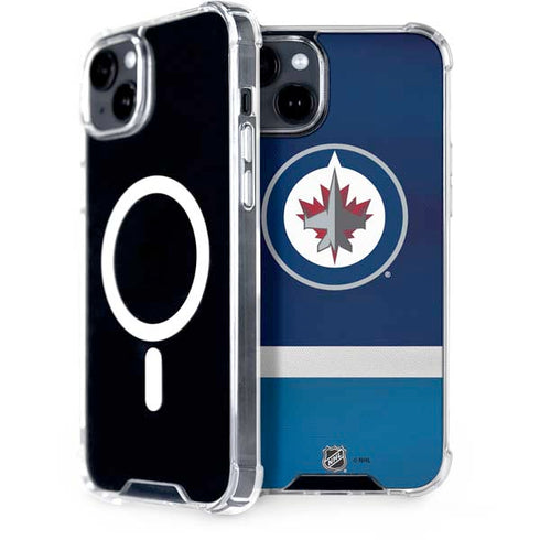 NHL Winnipeg Jets Alternate Jersey iPhone 15 Plus MagSafe Case