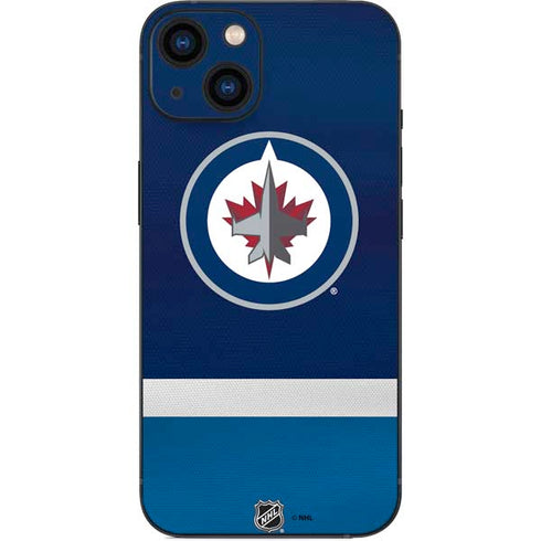 NHL Winnipeg Jets Alternate Jersey iPhone 14 Plus Skin