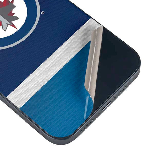 NHL Winnipeg Jets Alternate Jersey iPhone 14 Plus Skin