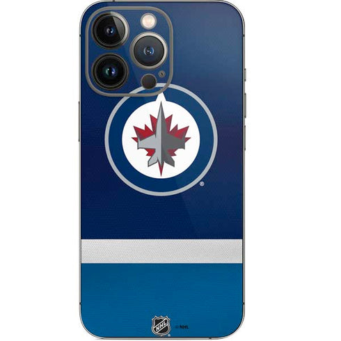 NHL Winnipeg Jets Alternate Jersey iPhone 14 Pro Skin