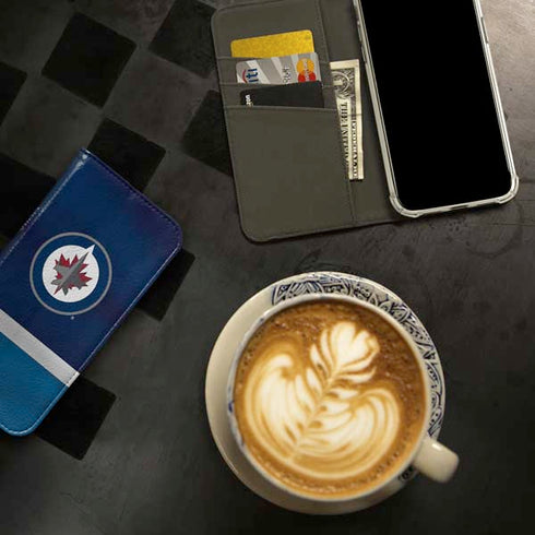 NHL Winnipeg Jets Alternate Jersey iPhone 15 Pro Folio Case