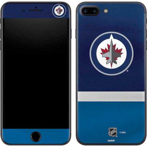 NHL Winnipeg Jets Alternate Jersey iPhone 8 Plus Skin