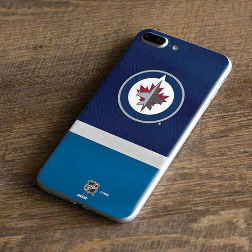 NHL Winnipeg Jets Alternate Jersey iPhone 8 Plus Skin