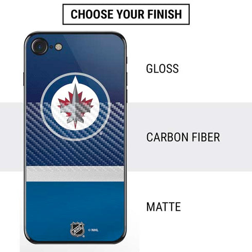 NHL Winnipeg Jets Alternate Jersey iPhone SE (2nd & 3rd Gen) Skin