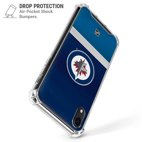 NHL Winnipeg Jets Alternate Jersey iPhone XR Clear Case