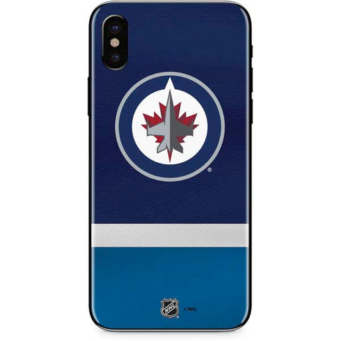 NHL Winnipeg Jets Alternate Jersey iPhone XS Max Skin