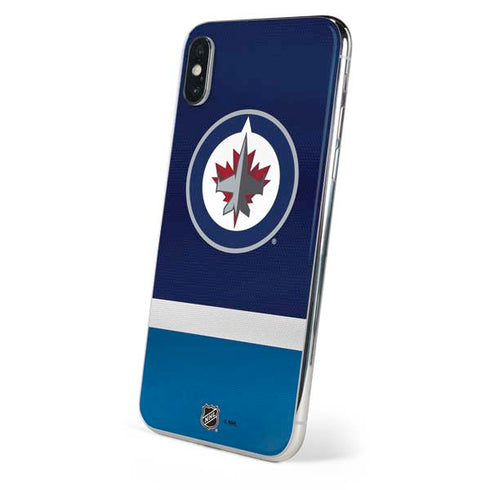 NHL Winnipeg Jets Alternate Jersey iPhone XS Skin