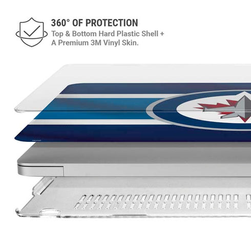 NHL Winnipeg Jets Alternate Jersey MacBook Pro 15in (2016-19) Case plus Skin