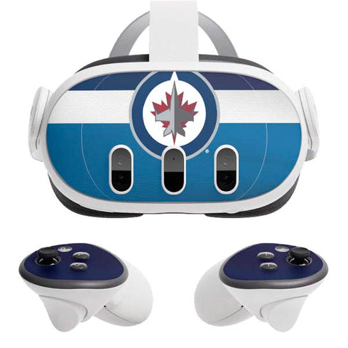 NHL Winnipeg Jets Alternate Jersey Meta Quest 3 Skin