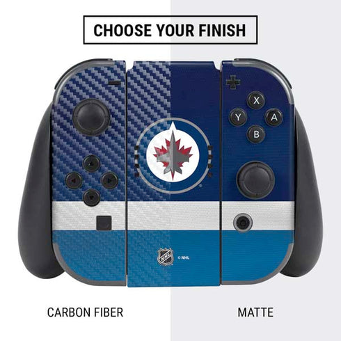 NHL Winnipeg Jets Alternate Jersey Nintendo Switch Bundle Skin