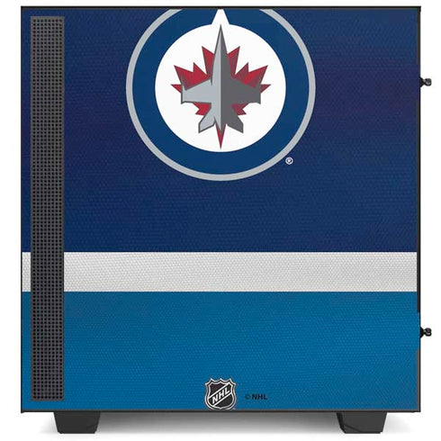 NHL Winnipeg Jets Alternate Jersey NZXT H510 Compact ATX Mid-Tower Case Skin