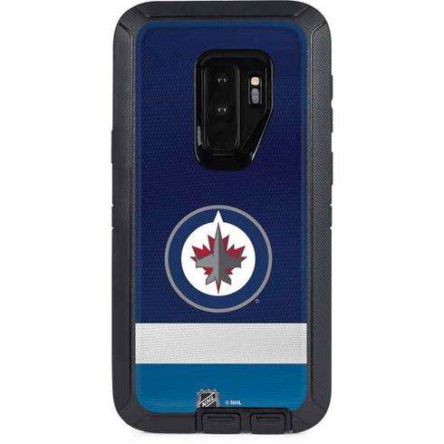 NHL Winnipeg Jets Alternate Jersey Otterbox Defender Galaxy Skin