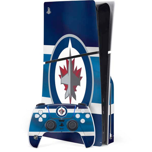 NHL Winnipeg Jets Alternate Jersey PS5 Slim Disk Bundle Skin