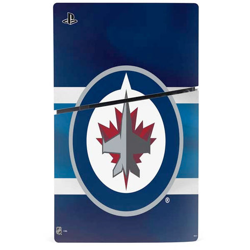 NHL Winnipeg Jets Alternate Jersey PS5 Slim Digital Edition Console Skin