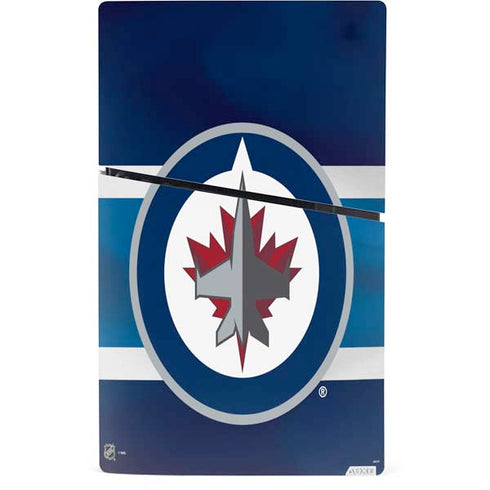 NHL Winnipeg Jets Alternate Jersey PS5 Slim Digital Edition Console Skin