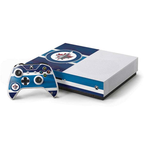 NHL Winnipeg Jets Alternate Jersey Xbox One S Console and Controller Bundle Skin