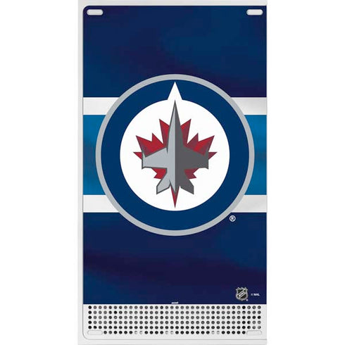 NHL Winnipeg Jets Alternate Jersey Xbox Series S Console Skin