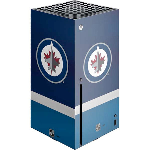NHL Winnipeg Jets Alternate Jersey Xbox Series X Console Skin