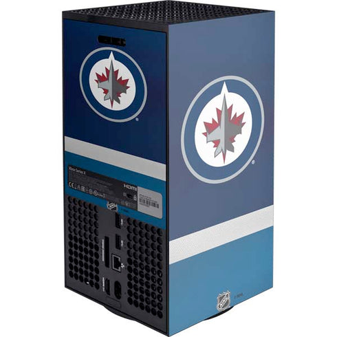 NHL Winnipeg Jets Alternate Jersey Xbox Series X Console Skin