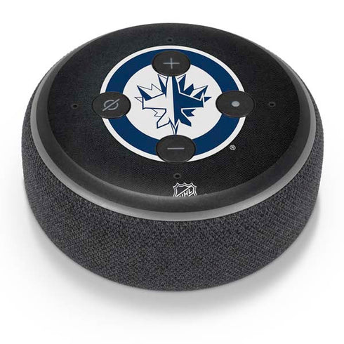 NHL Winnipeg Jets Black Background Amazon Echo Dot Skin