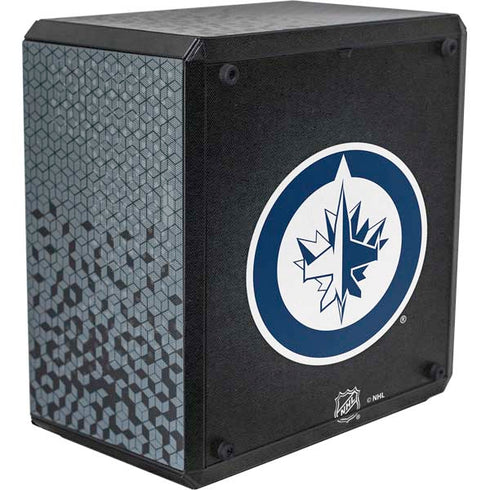 NHL Winnipeg Jets Black Background Cooler Master MasterBox Q300L Mini Tower Skin