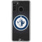 NHL Winnipeg Jets Black Background Galaxy A21 Clear Case