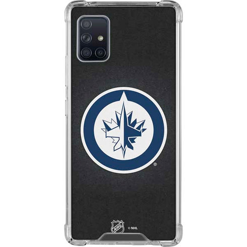 NHL Winnipeg Jets Black Background Galaxy A51 5G Clear Case