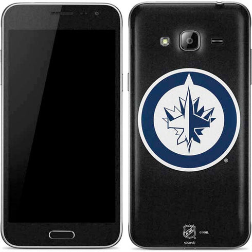 NHL Winnipeg Jets Black Background Galaxy J3 Skin