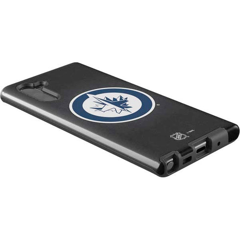 NHL Winnipeg Jets Black Background Galaxy Note 10 Pro Case