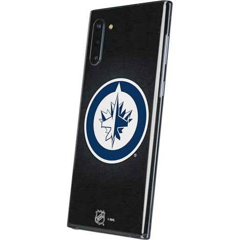 NHL Winnipeg Jets Black Background Galaxy Note 10 Skin
