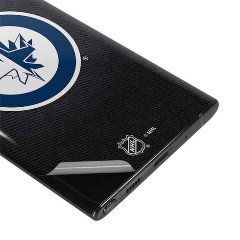 NHL Winnipeg Jets Black Background Galaxy Note 10 Skin