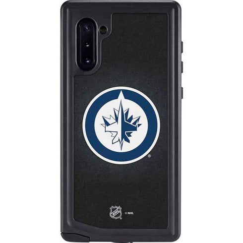 NHL Winnipeg Jets Black Background Galaxy Note 10 Waterproof Case