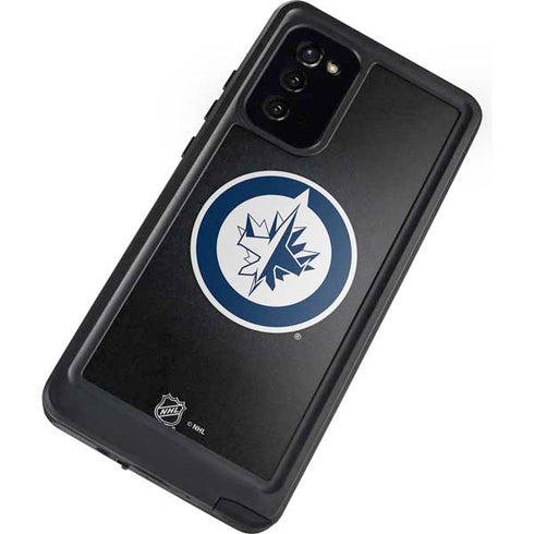 NHL Winnipeg Jets Black Background Galaxy Note20 5G Waterproof Case