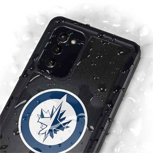 NHL Winnipeg Jets Black Background Galaxy Note20 5G Waterproof Case