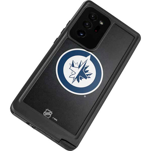 NHL Winnipeg Jets Black Background Galaxy Note20 Ultra 5G Waterproof Case