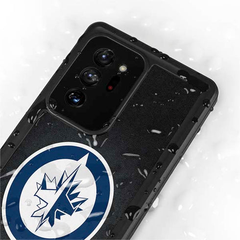 NHL Winnipeg Jets Black Background Galaxy Note20 Ultra 5G Waterproof Case
