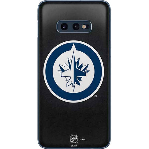 NHL Winnipeg Jets Black Background Galaxy S10e Skin